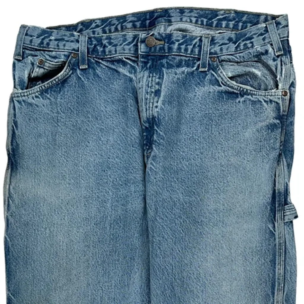 Dickies Double Knee Carpenter Jeans - 36W 30L Blue Denim - Image 8