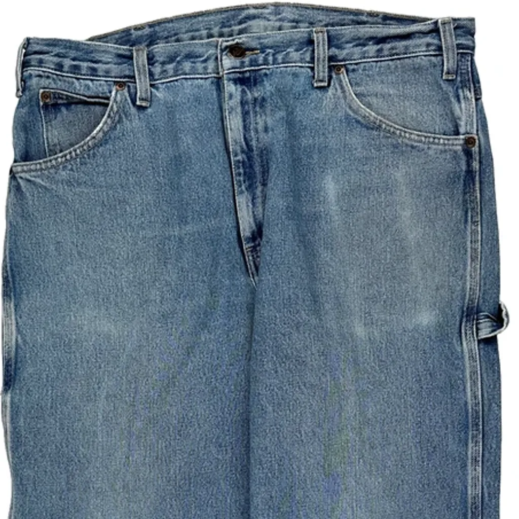 Dickies Double Knee Carpenter Jeans - 36W 32L Blue Cotton - Image 11