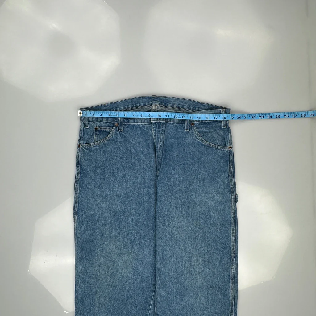 Dickies Carpenter Jeans - 36W 36L Blue Cotton - Image 3