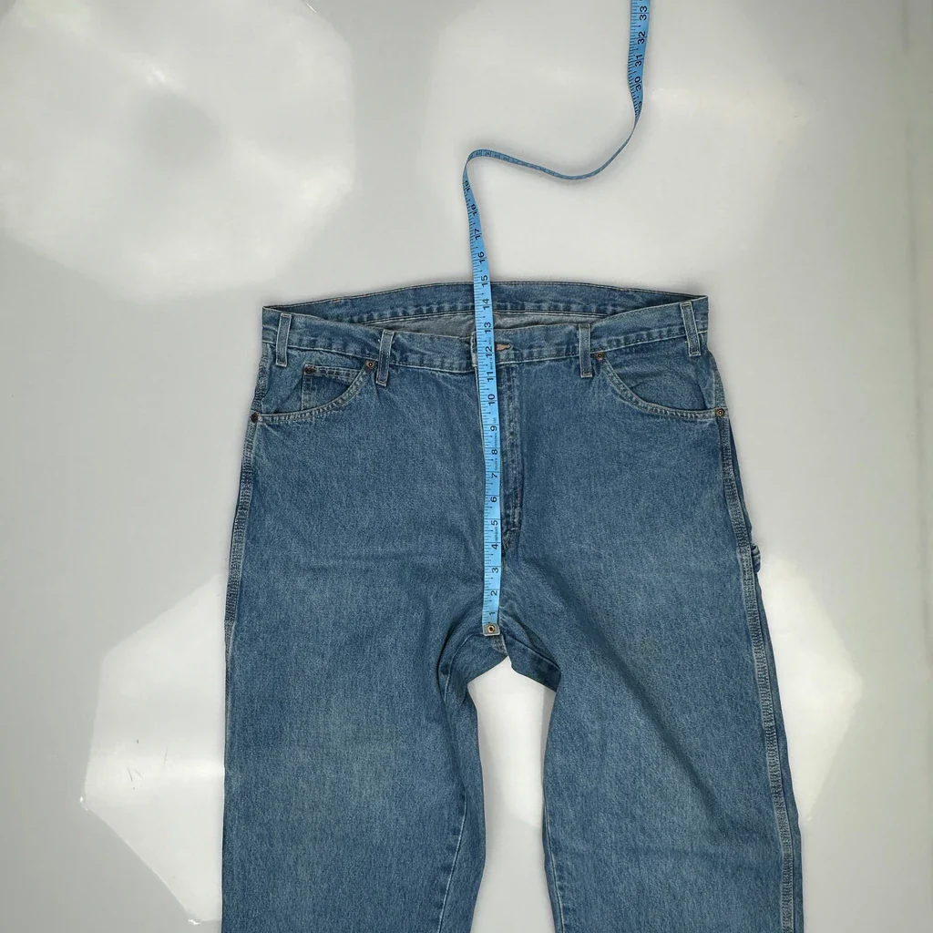 Dickies Carpenter Jeans - 36W 36L Blue Cotton - Image 4