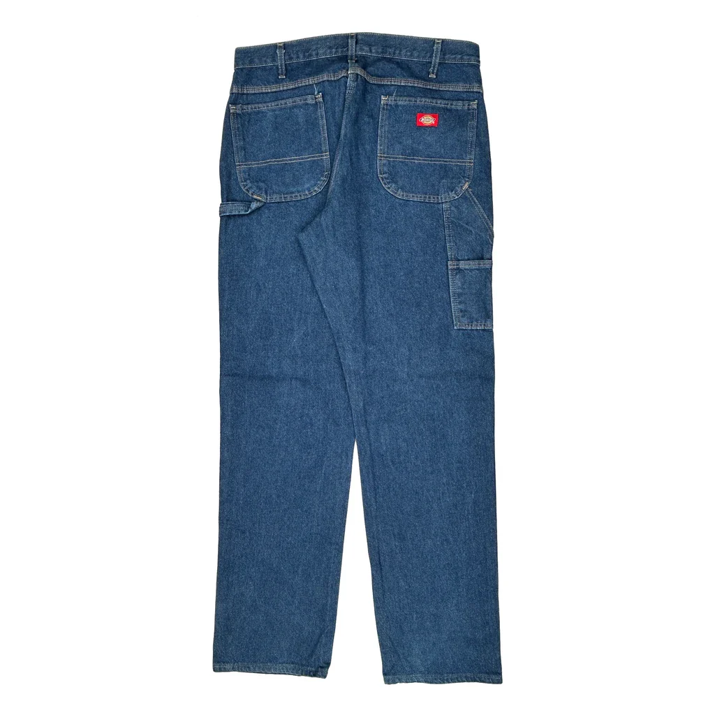 Dickies Carpenter Jeans - 36W 36L Blue Cotton