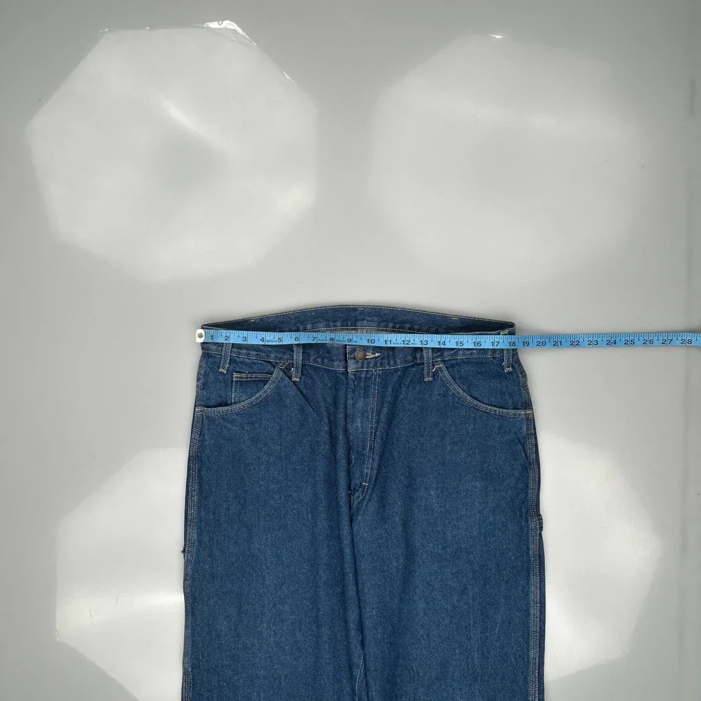 Dickies Carpenter Jeans - 36W 36L Blue Cotton - Image 3