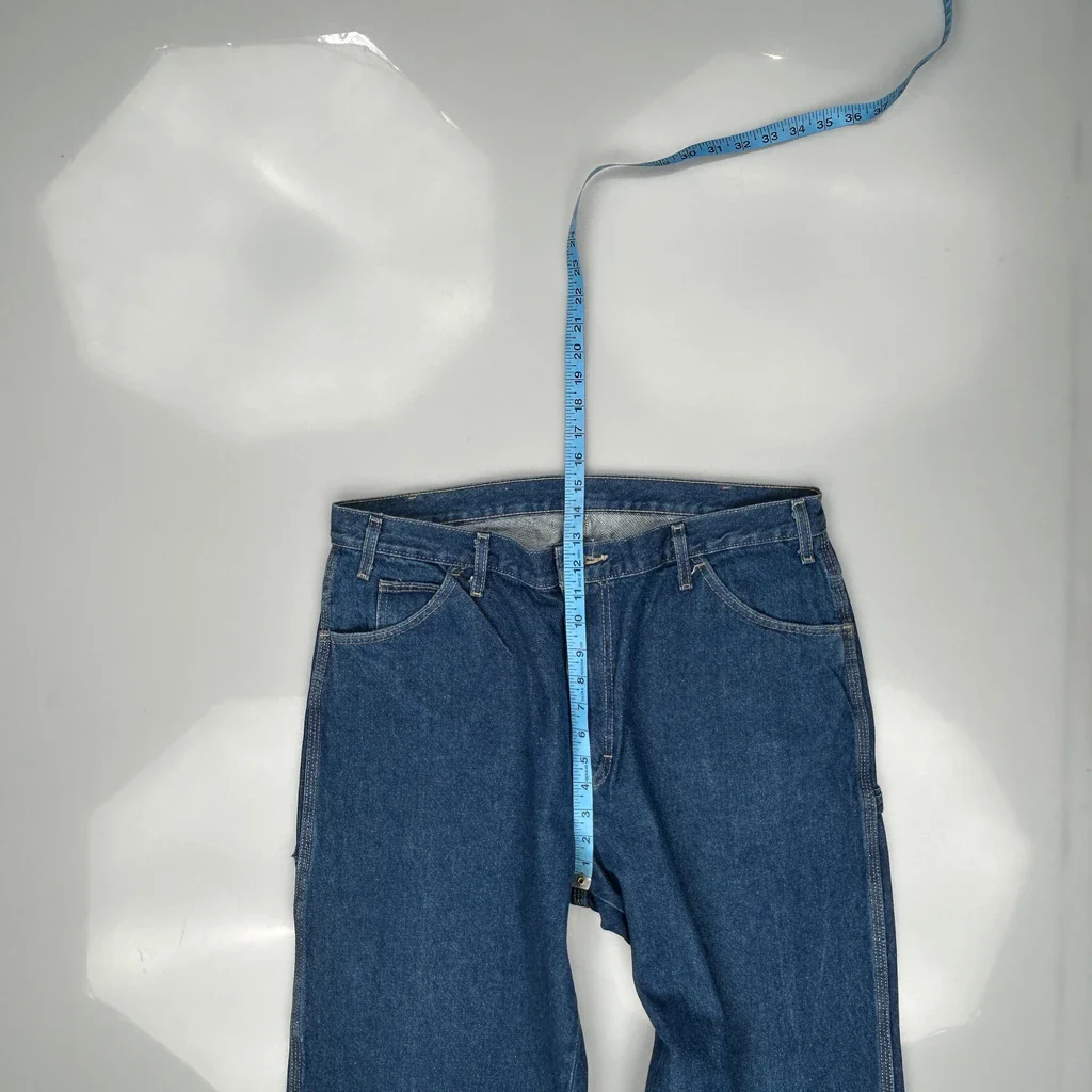 Dickies Carpenter Jeans - 36W 36L Blue Cotton - Image 4