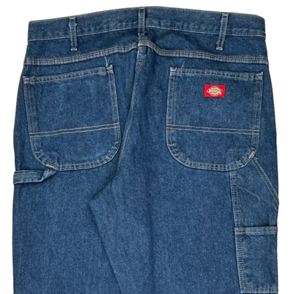 Dickies Carpenter Jeans - 36W 36L Blue Cotton - Image 9