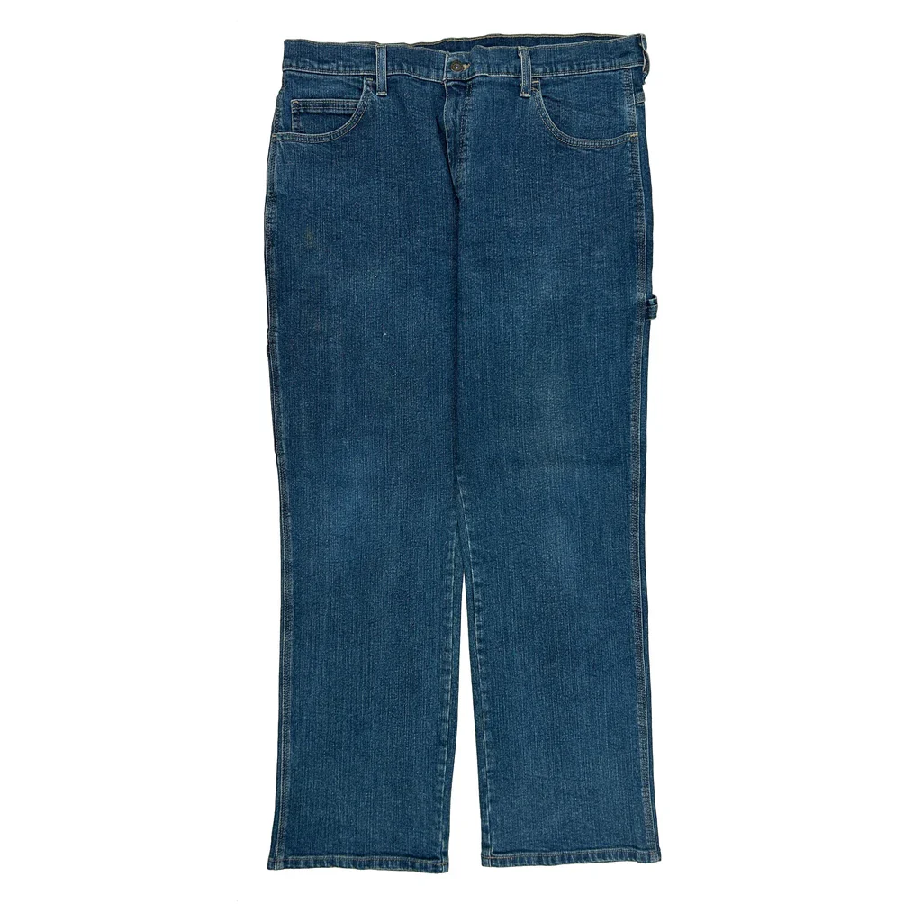 Dickies Carpenter Jeans - 36W 32L Blue Cotton - Image 2