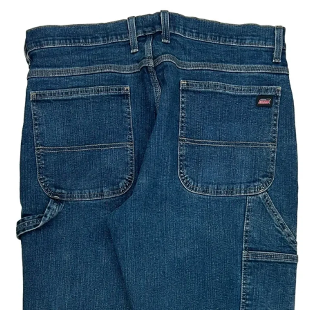 Dickies Carpenter Jeans - 36W 32L Blue Cotton - Image 8