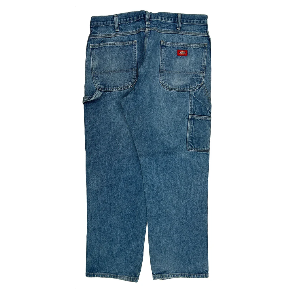 Dickies Carpenter Jeans - 36W 30L Blue Cotton