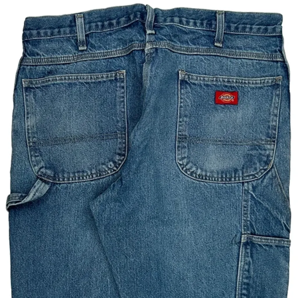Dickies Carpenter Jeans - 36W 30L Blue Cotton - Image 8