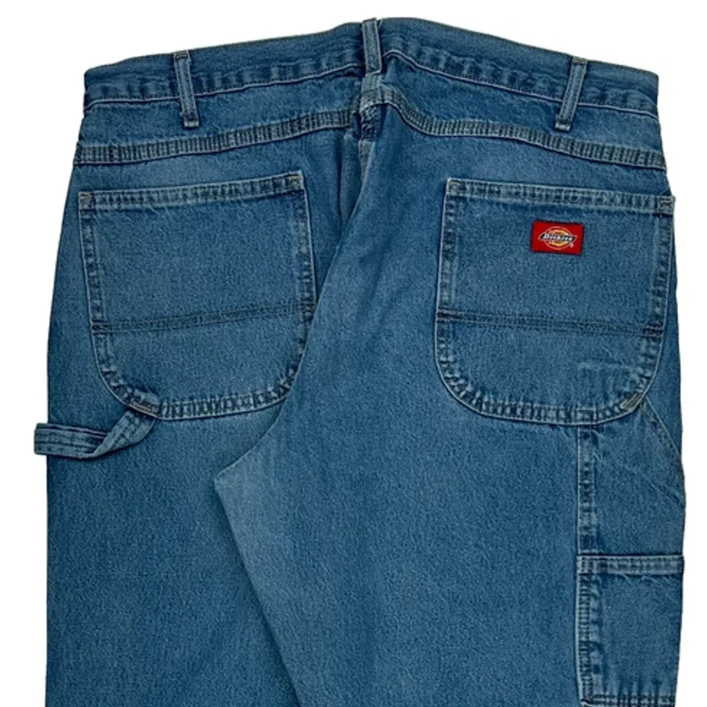 Dickies Carpenter Jeans - 36W 30L Blue Cotton - Image 8