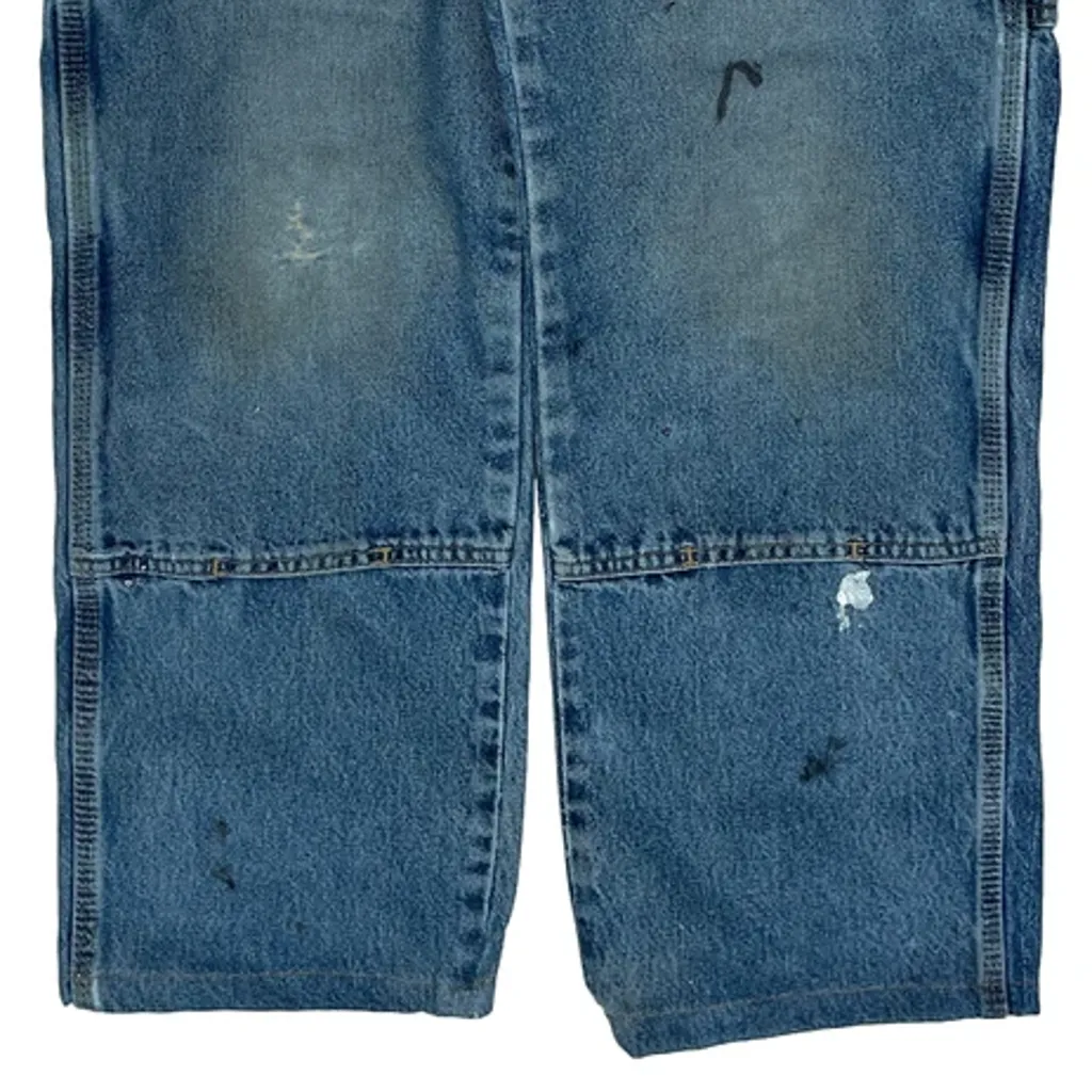Dickies Double Knee Carpenter Jeans - 36W 29L Blue Cotton - Image 10
