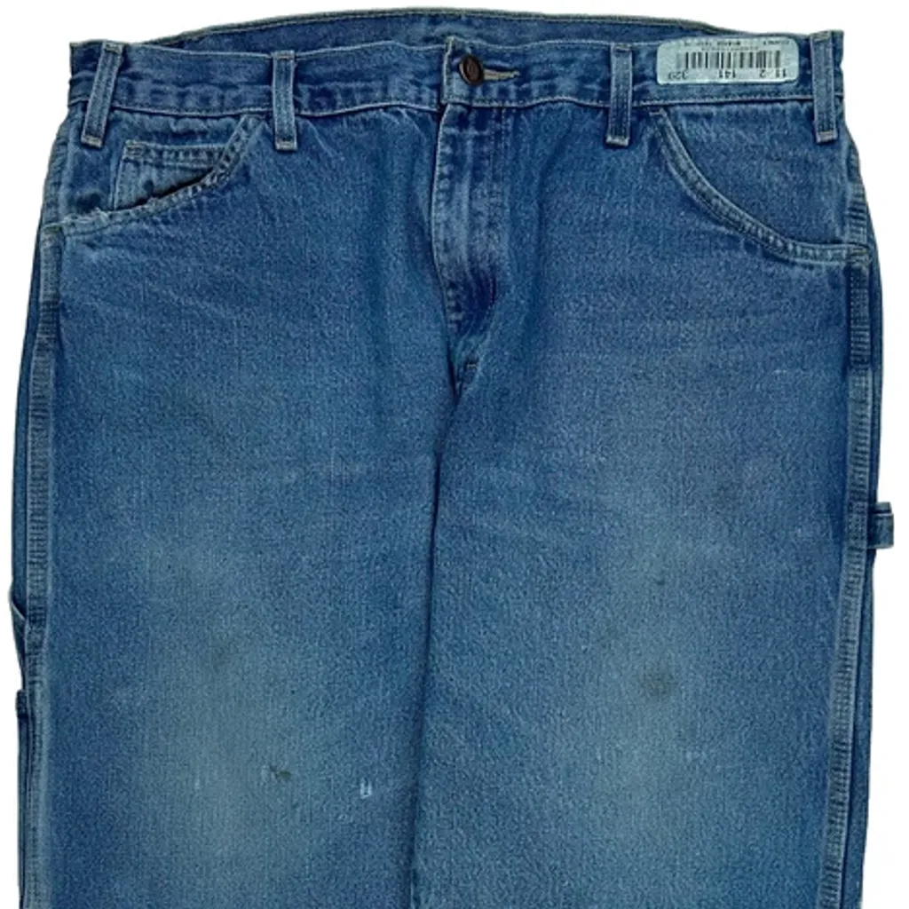 Dickies Carpenter Jeans - 36W 32L Blue Cotton - Image 10