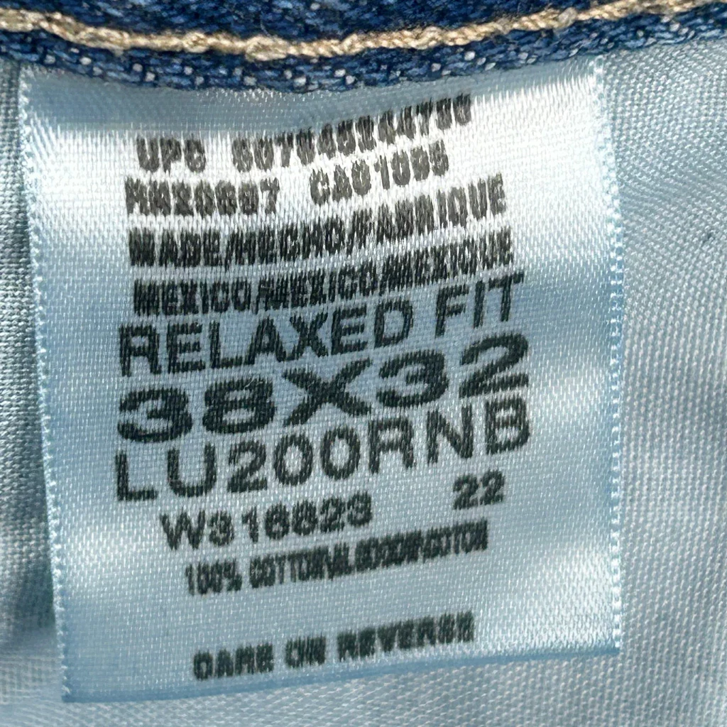 Dickies Carpenter Jeans - 36W 32L Blue Cotton - Image 6