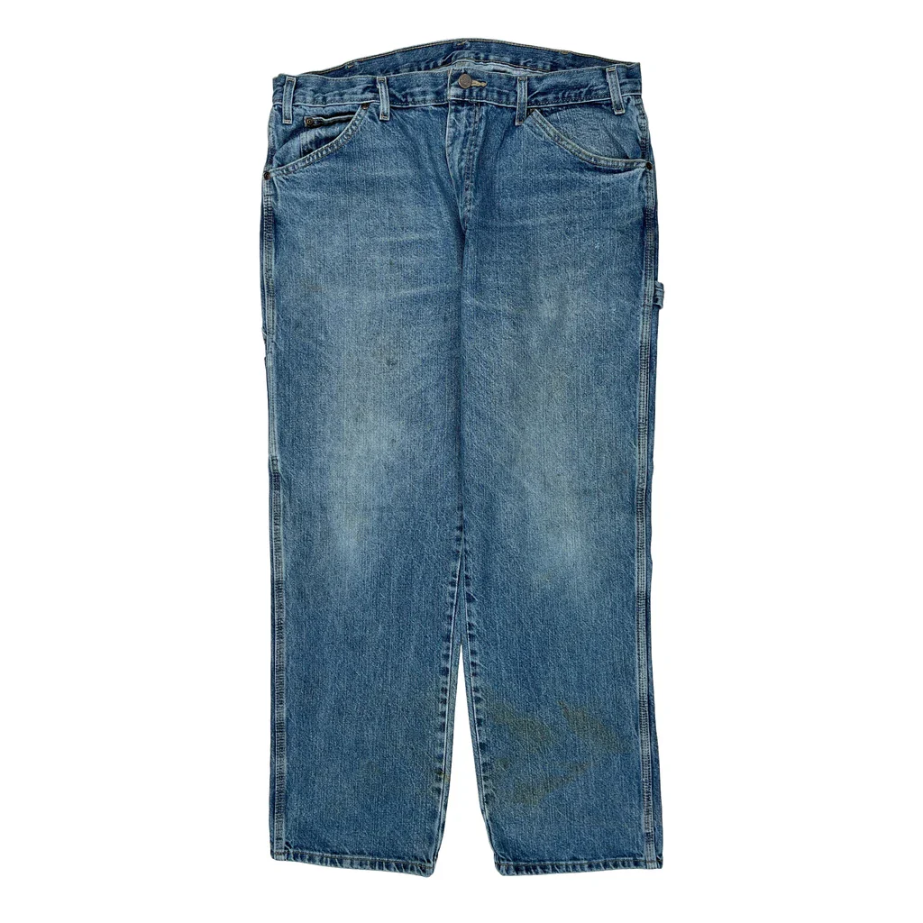 Dickies Carpenter Jeans - 36W 31L Blue Cotton - Image 2