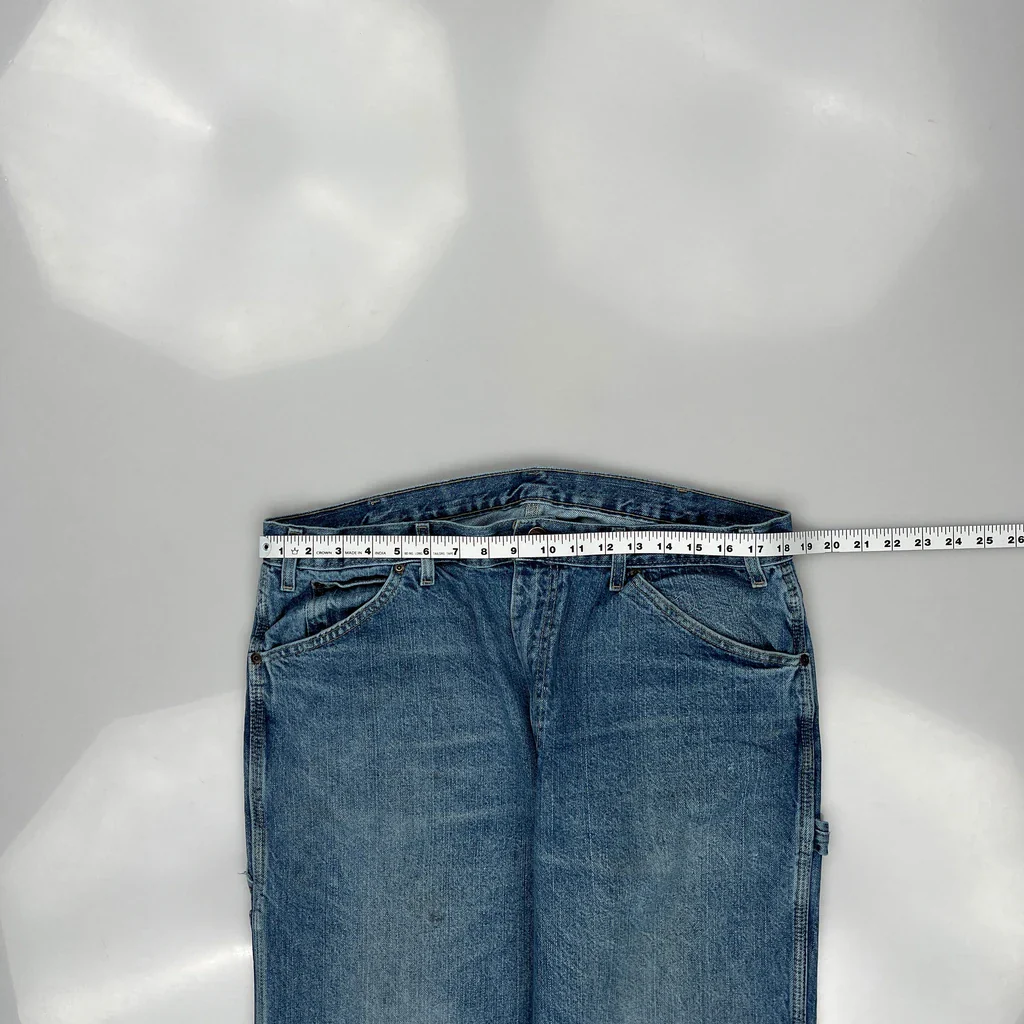 Dickies Carpenter Jeans - 36W 31L Blue Cotton - Image 3