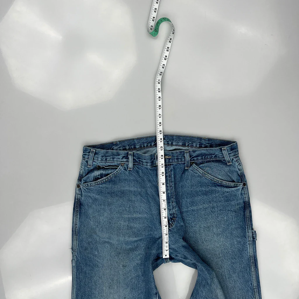 Dickies Carpenter Jeans - 36W 31L Blue Cotton - Image 4