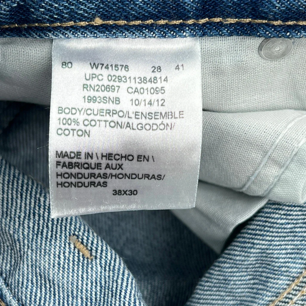 Dickies Carpenter Jeans - 38W 29L Blue Cotton - Image 6