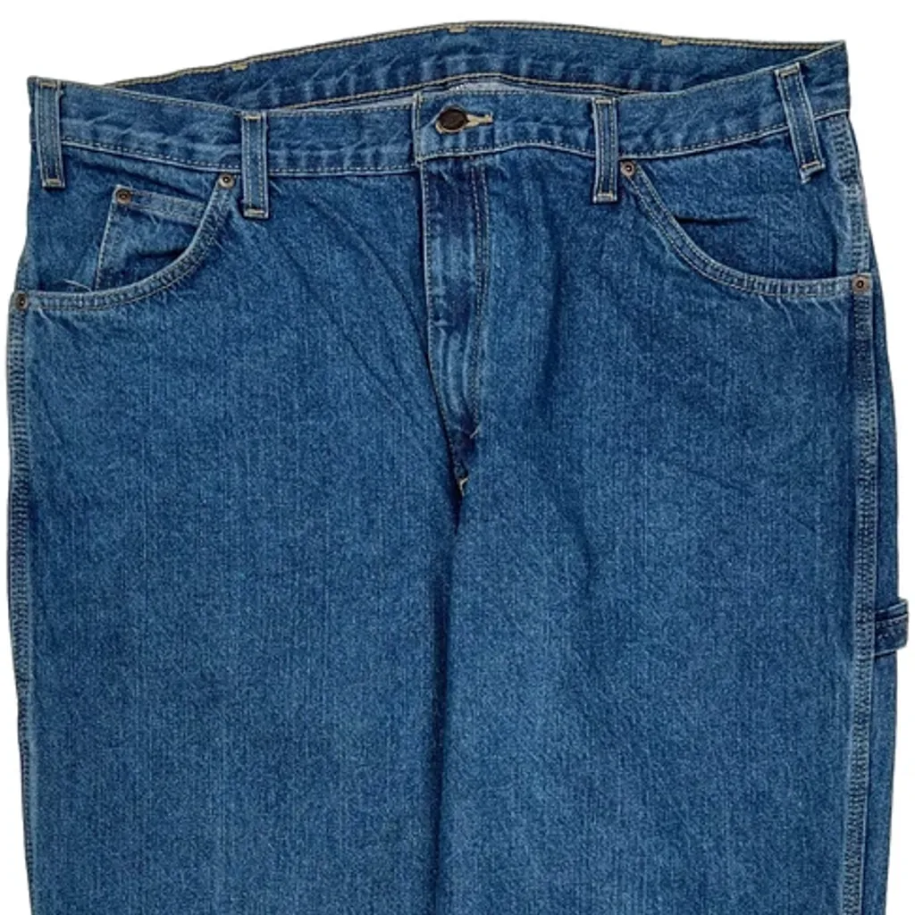 Dickies Carpenter Jeans - 38W 30L Blue Denim - Image 9