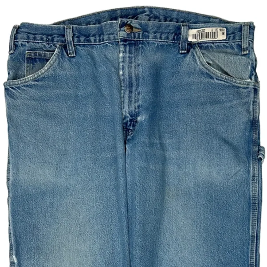 Dickies Carpenter Jeans - 38W 31L Blue Cotton - Image 11