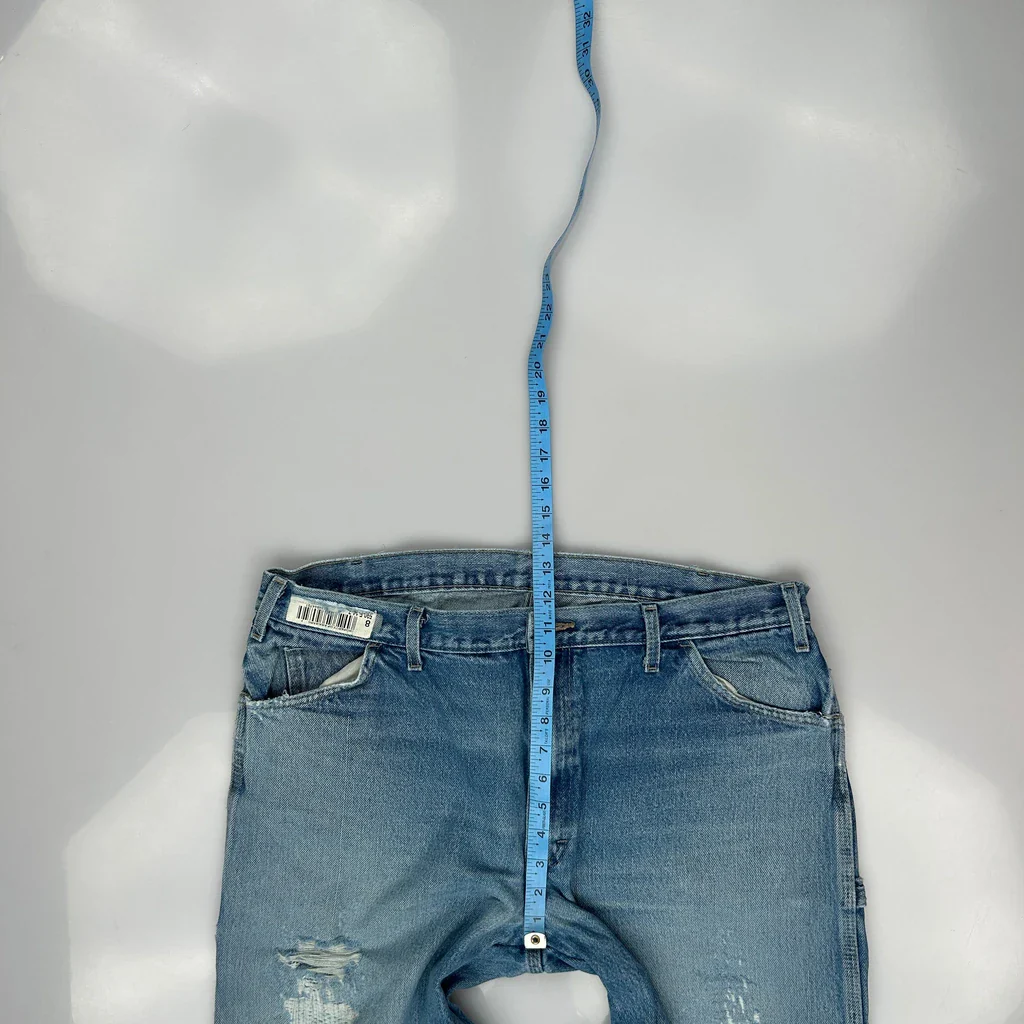 Dickies Carpenter Jeans - 38W 27L Blue Cotton - Image 4