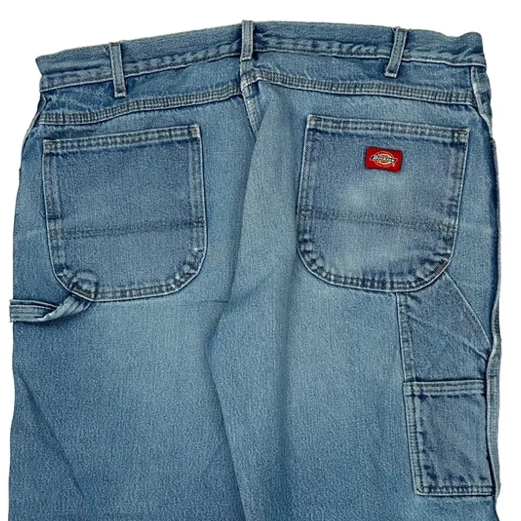 Dickies Carpenter Jeans - 38W 27L Blue Cotton - Image 8