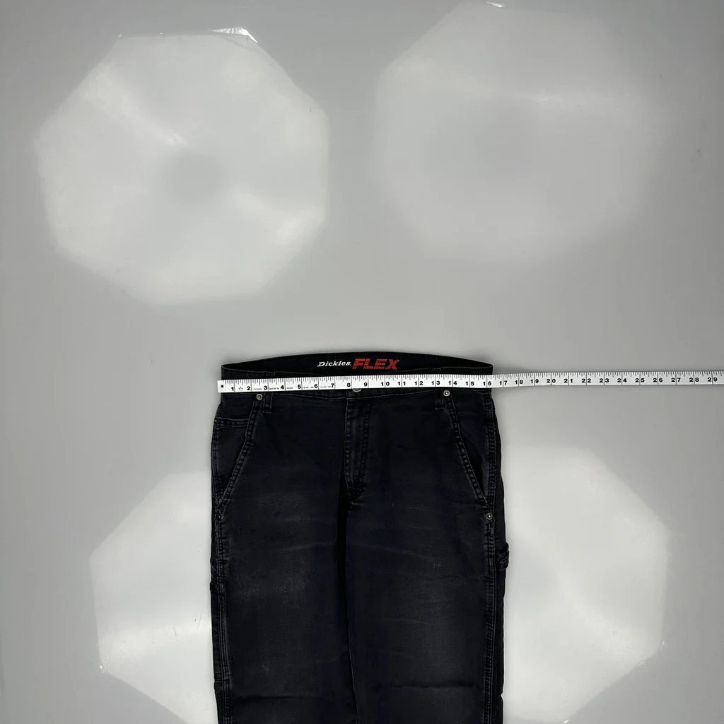 Dickies Carpenter Jeans - 32W 30L Dark Wash Cotton - Image 3