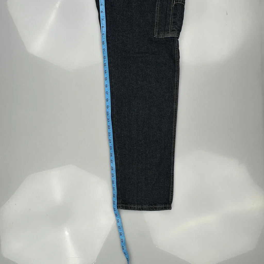 Dickies Cargo Carpenter Jeans - 34W 34L Dark Wash Cotton - Image 5