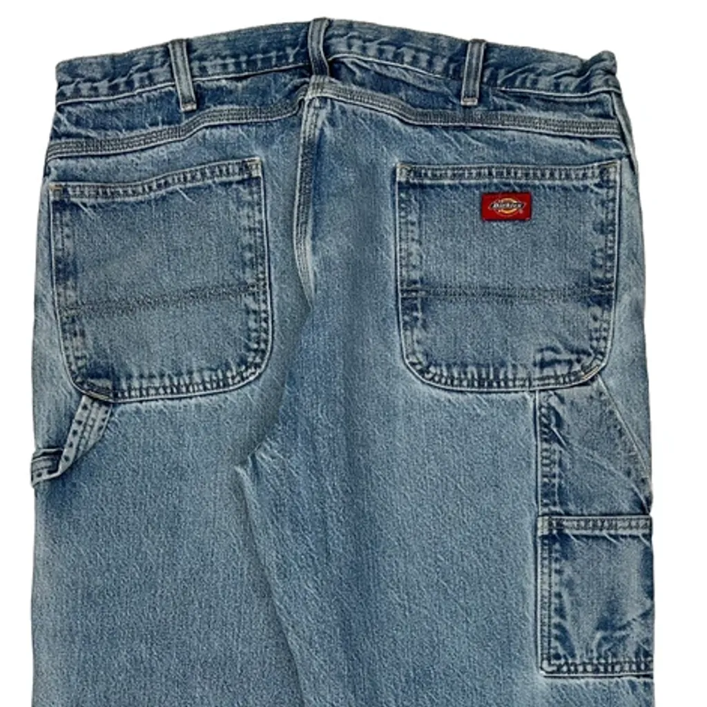 Dickies Carpenter Jeans - 36W 34L Light Wash Denim - Image 6