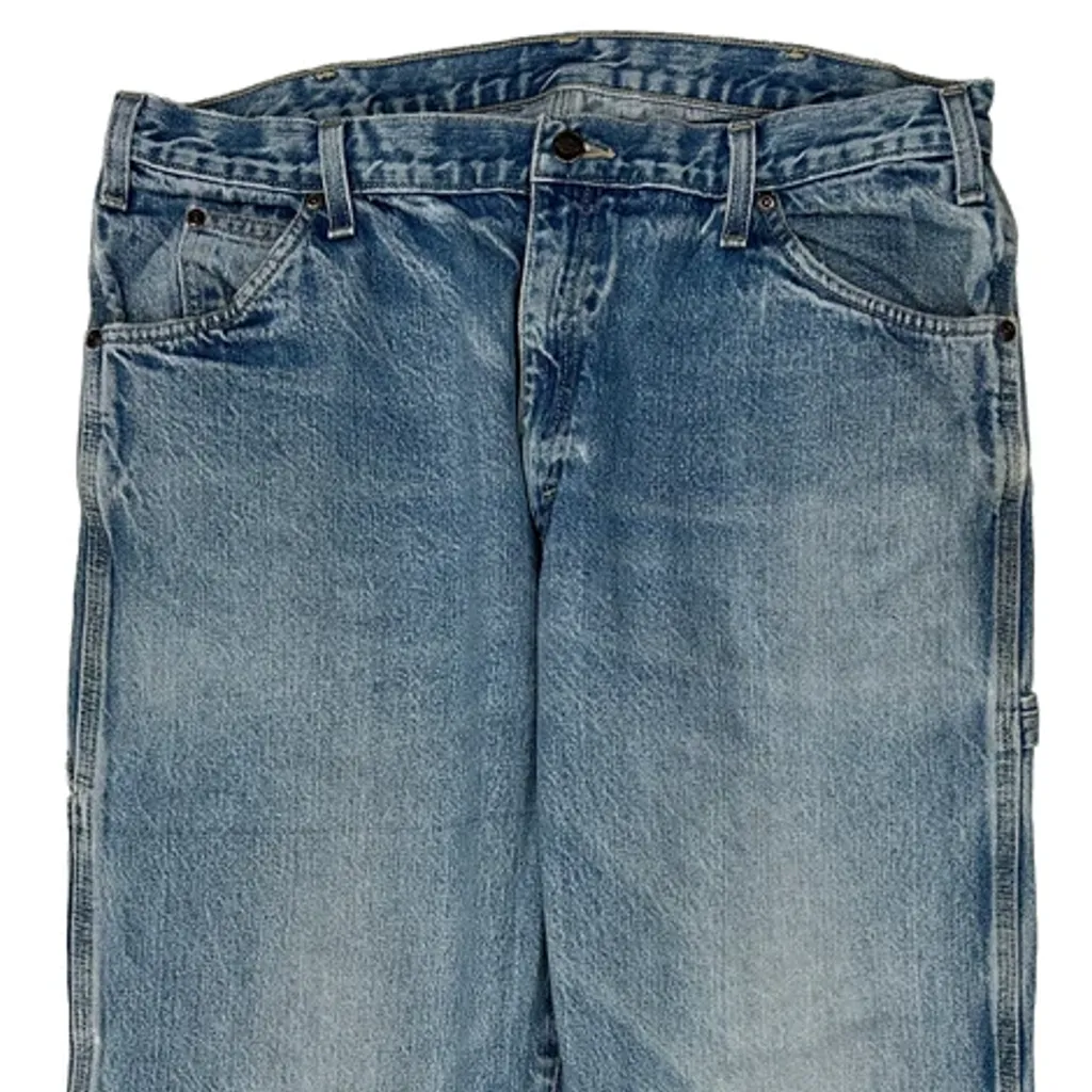 Dickies Carpenter Jeans - 36W 34L Light Wash Denim - Image 8