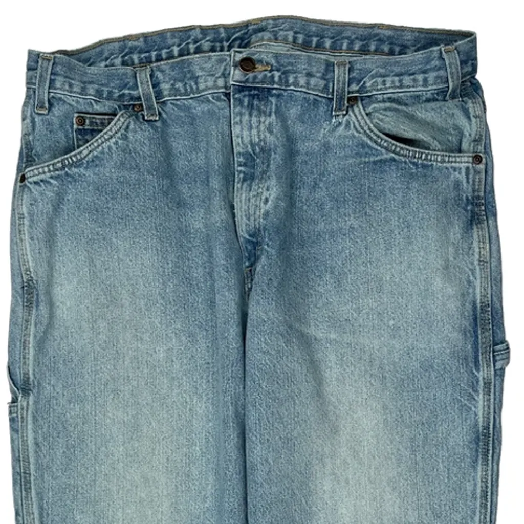 Dickies Carpenter Jeans - 36W 30L Light Wash Denim - Image 9