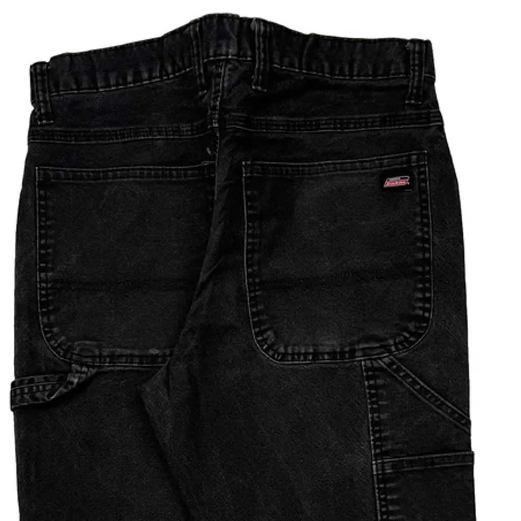 Dickies Carpenter Pants - 32W 29L Black Cotton - Image 8