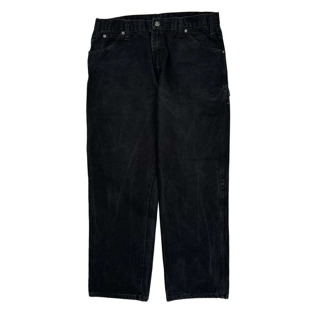Dickies Carpenter Pants - 34W 30L Black Cotton - Image 2