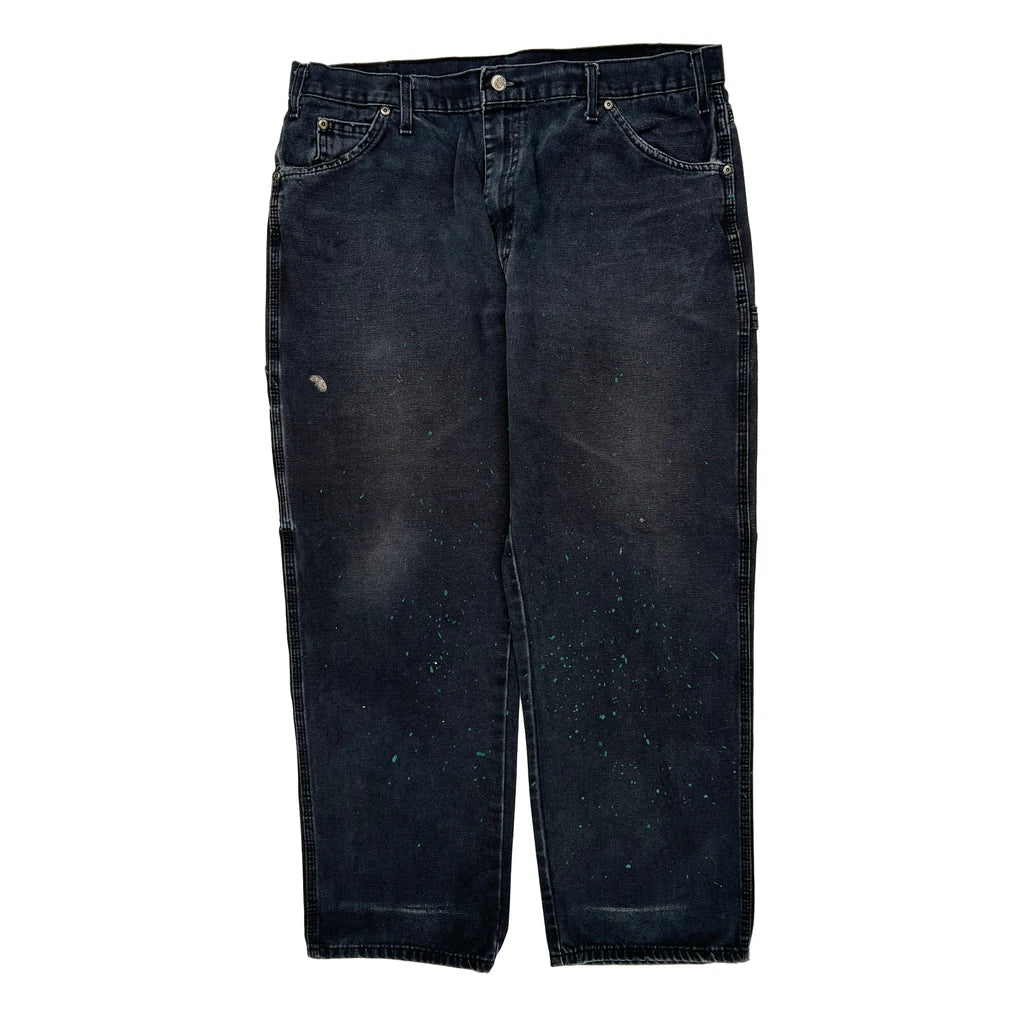 Dickies Carpenter Pants - 36W 30L Black Cotton - Image 2