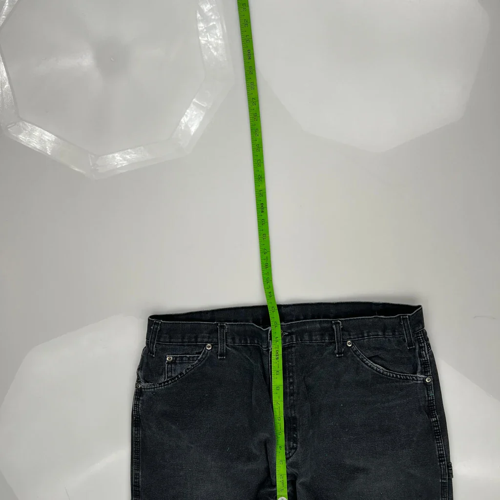 Dickies Carpenter Pants - 36W 30L Black Cotton - Image 4