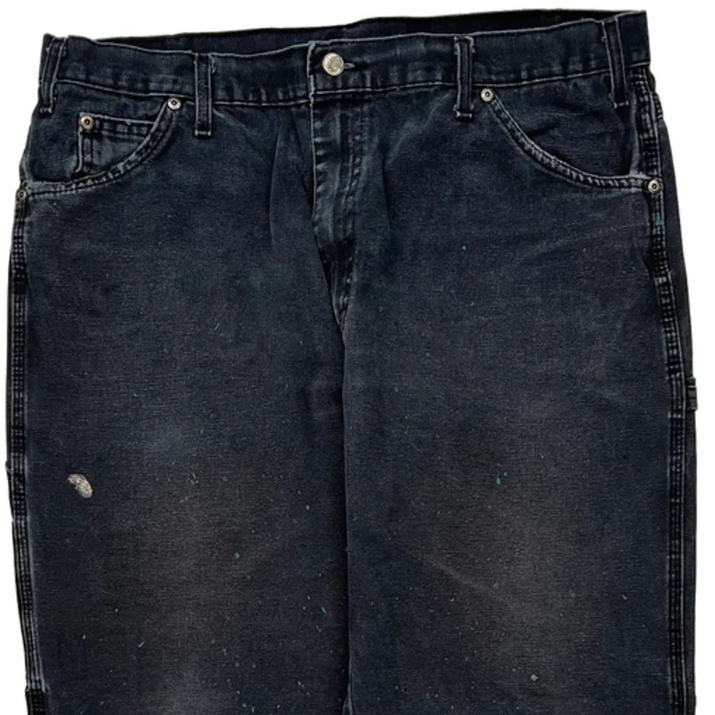 Dickies Carpenter Pants - 36W 30L Black Cotton - Image 9