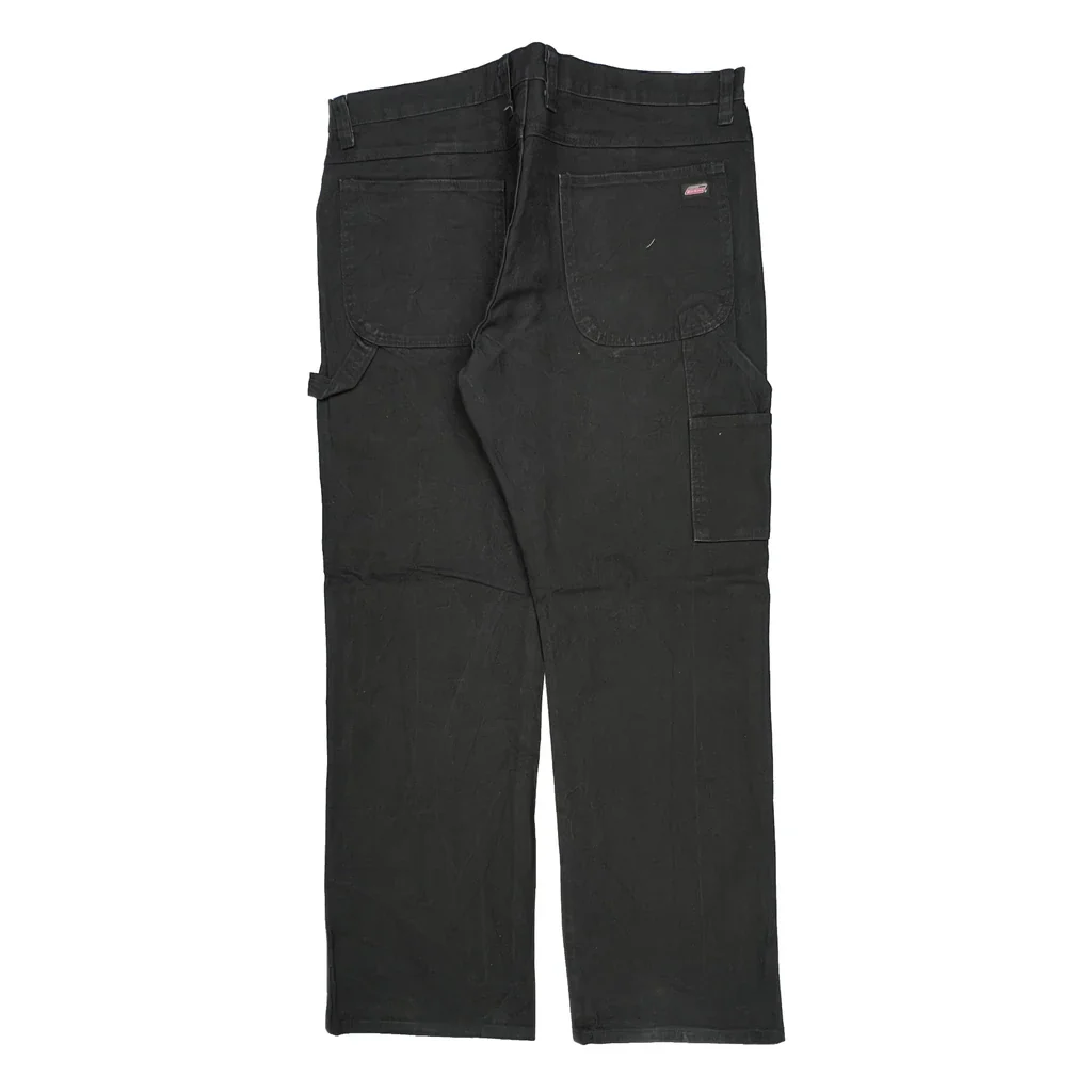 Dickies Carpenter Pants - 38W 32L Black Cotton