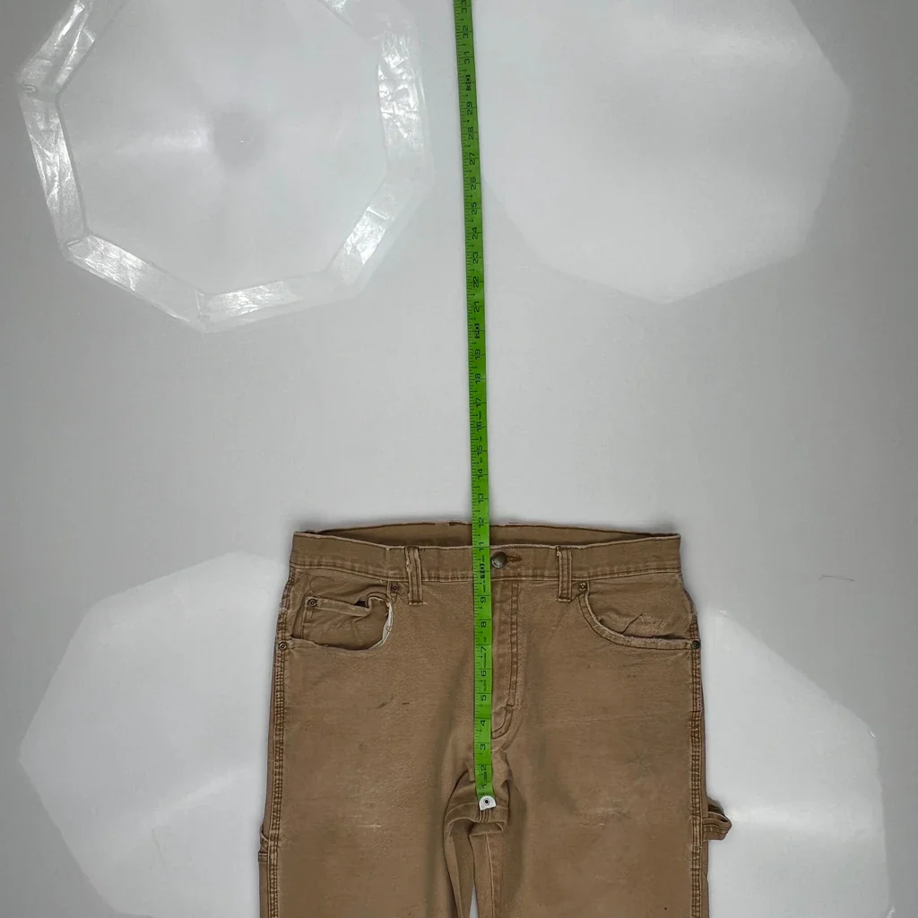 Dickies Carpenter Pants - 32W 30L Brown Cotton - Image 4