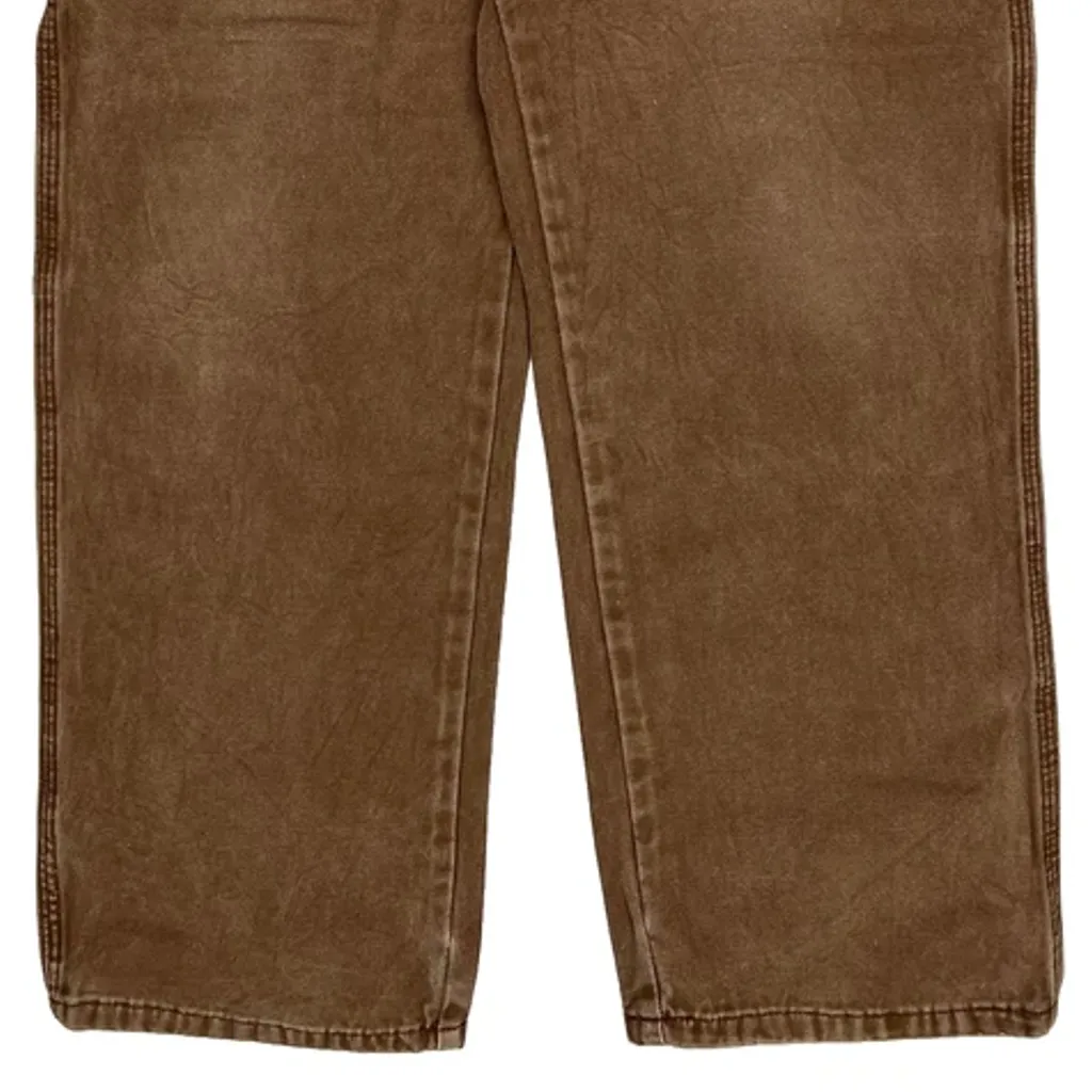 Dickies Carpenter Pants - 34W 32L Brown Cotton - Image 10
