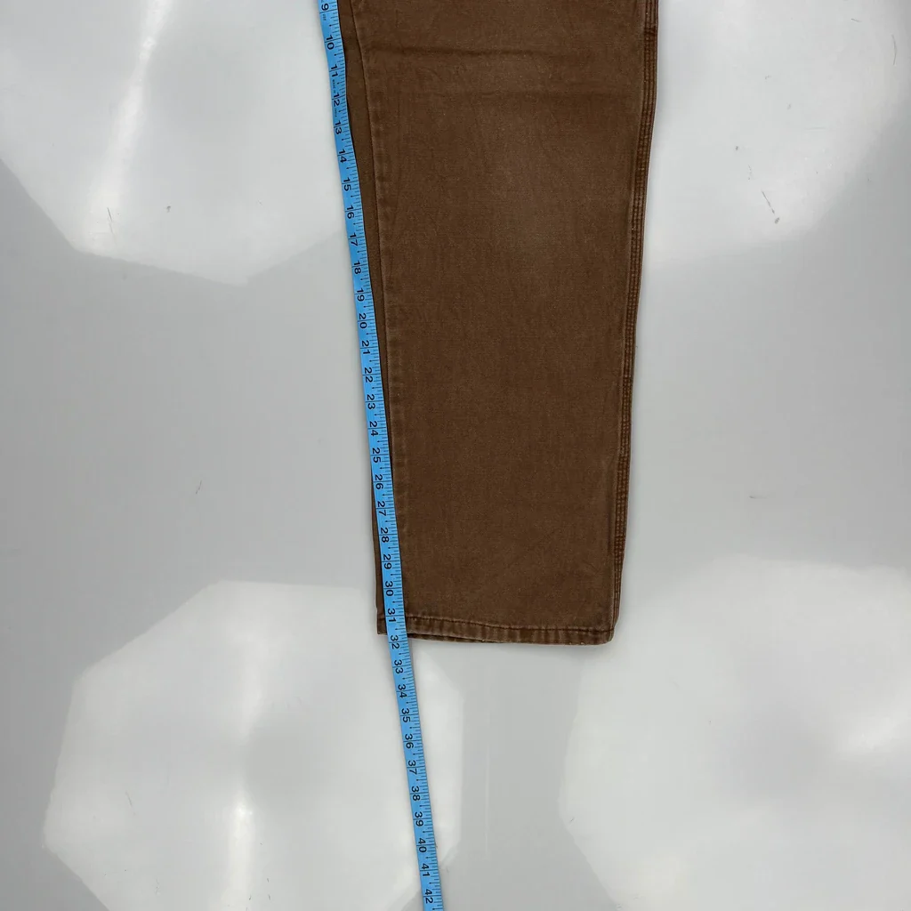 Dickies Carpenter Pants - 34W 32L Brown Cotton - Image 5