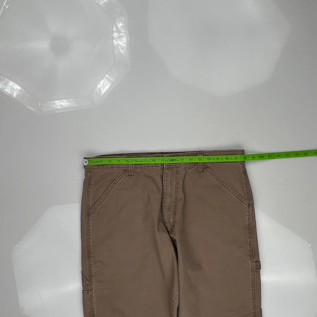 Dickies Carpenter Pants - 36W 28L Brown Cotton - Image 3