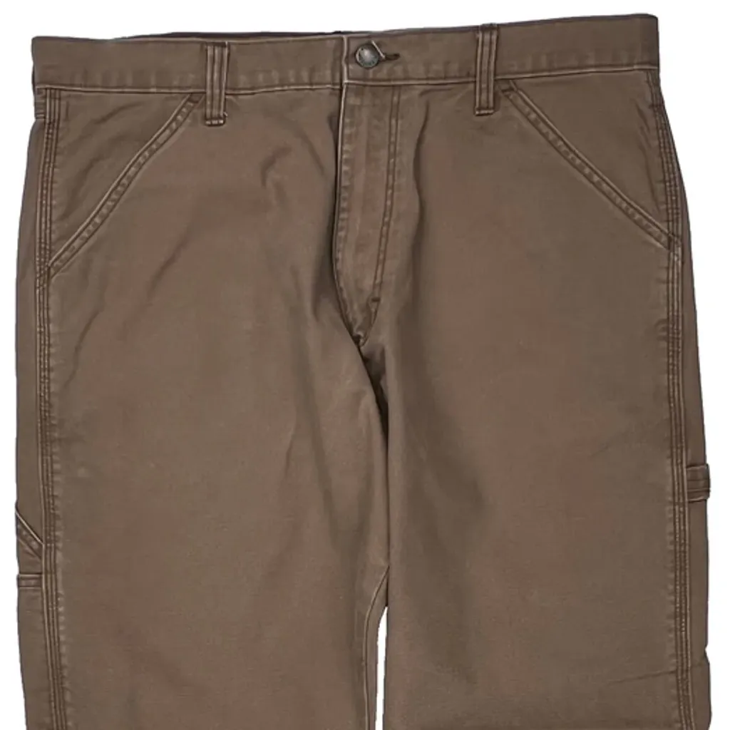 Dickies Carpenter Pants - 36W 28L Brown Cotton - Image 9