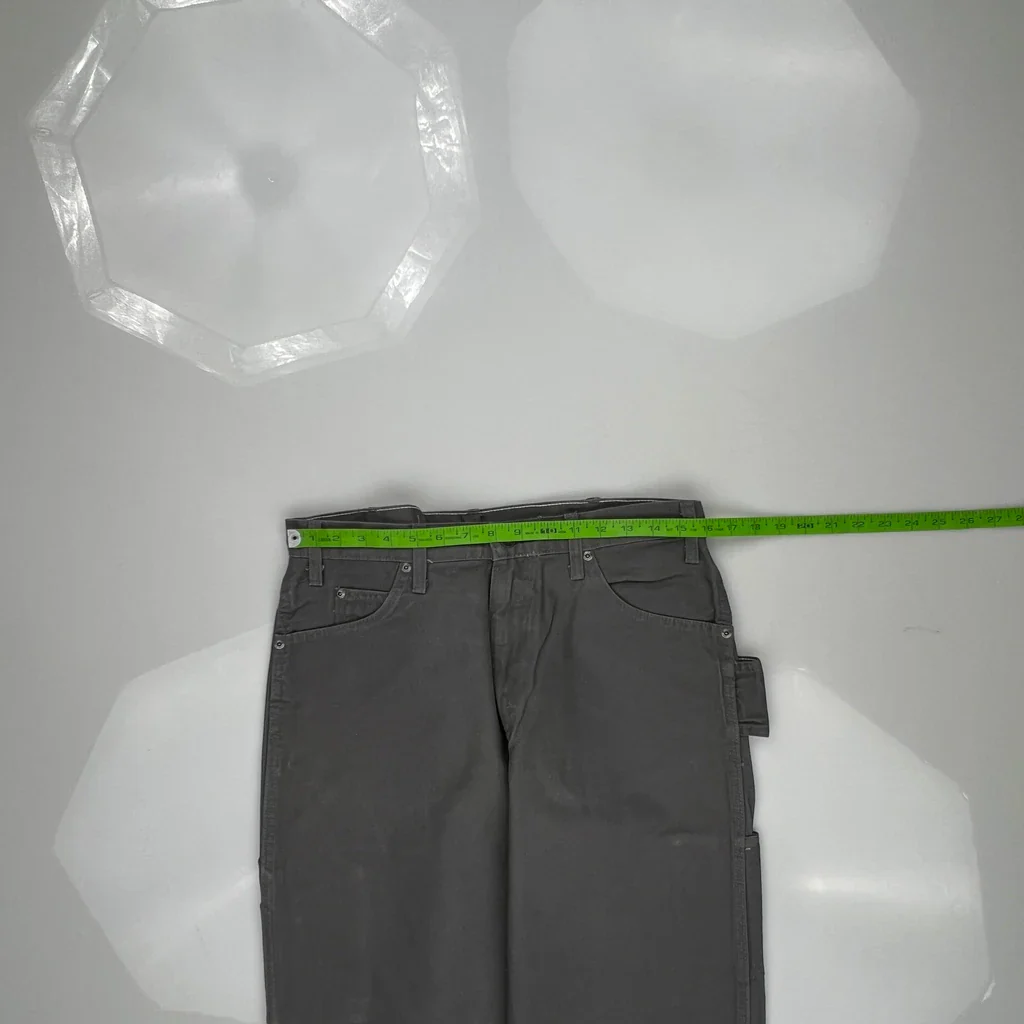 Dickies Carpenter Pants - 31W 34L Gray Cotton - Image 3