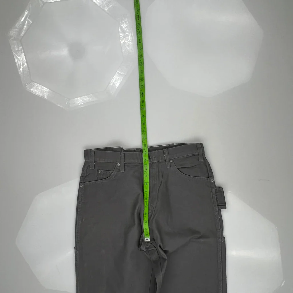 Dickies Carpenter Pants - 31W 34L Gray Cotton - Image 4