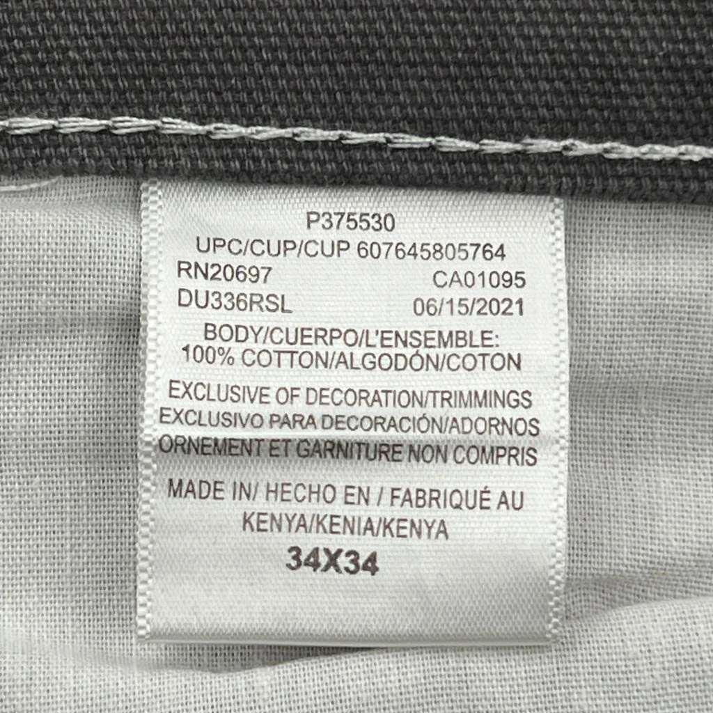 Dickies Carpenter Pants - 31W 34L Gray Cotton - Image 6