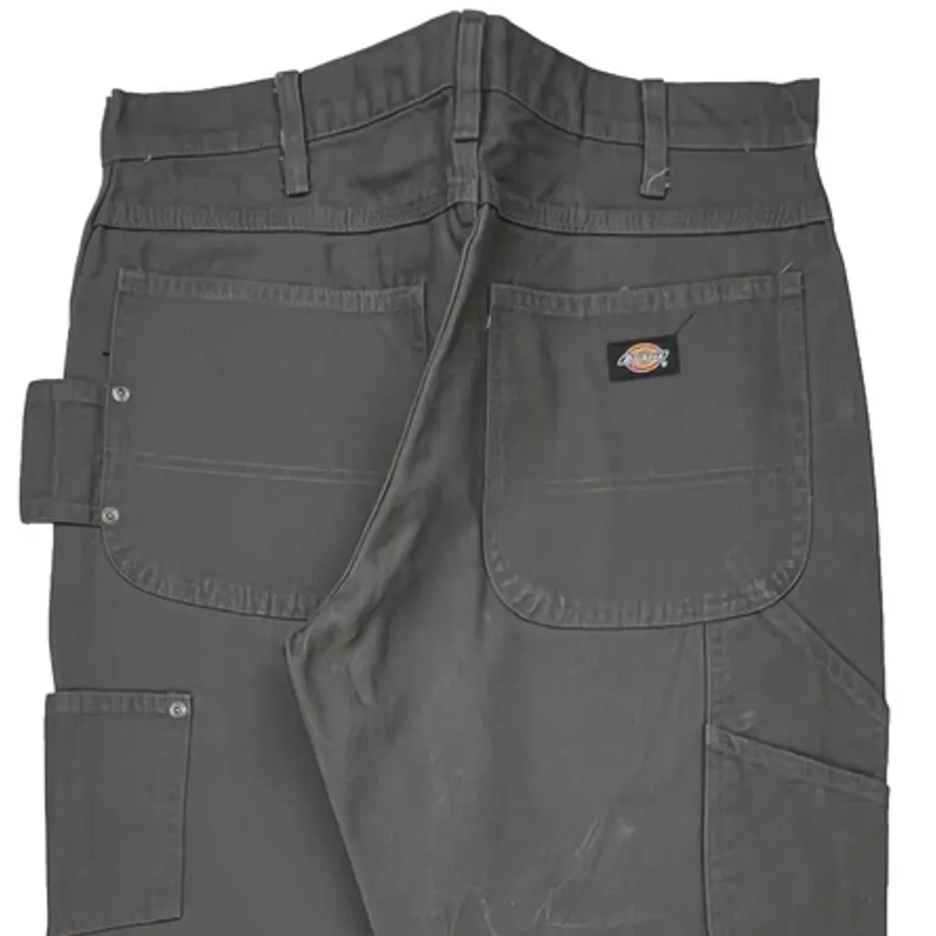 Dickies Carpenter Pants - 31W 34L Gray Cotton - Image 7