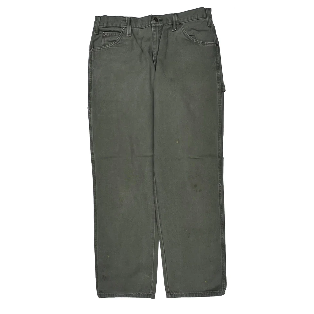 Dickies Carpenter Pants - 36W 30L Gray Cotton - Image 2
