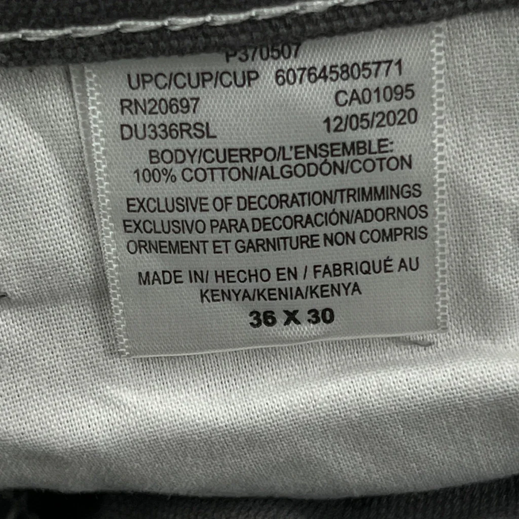 Dickies Carpenter Pants - 36W 30L Gray Cotton - Image 6
