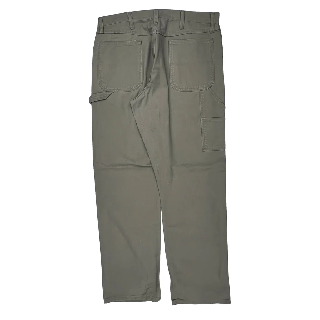 Dickies Double Knee Carpenter Pants - 36W 34L Gray Cotton