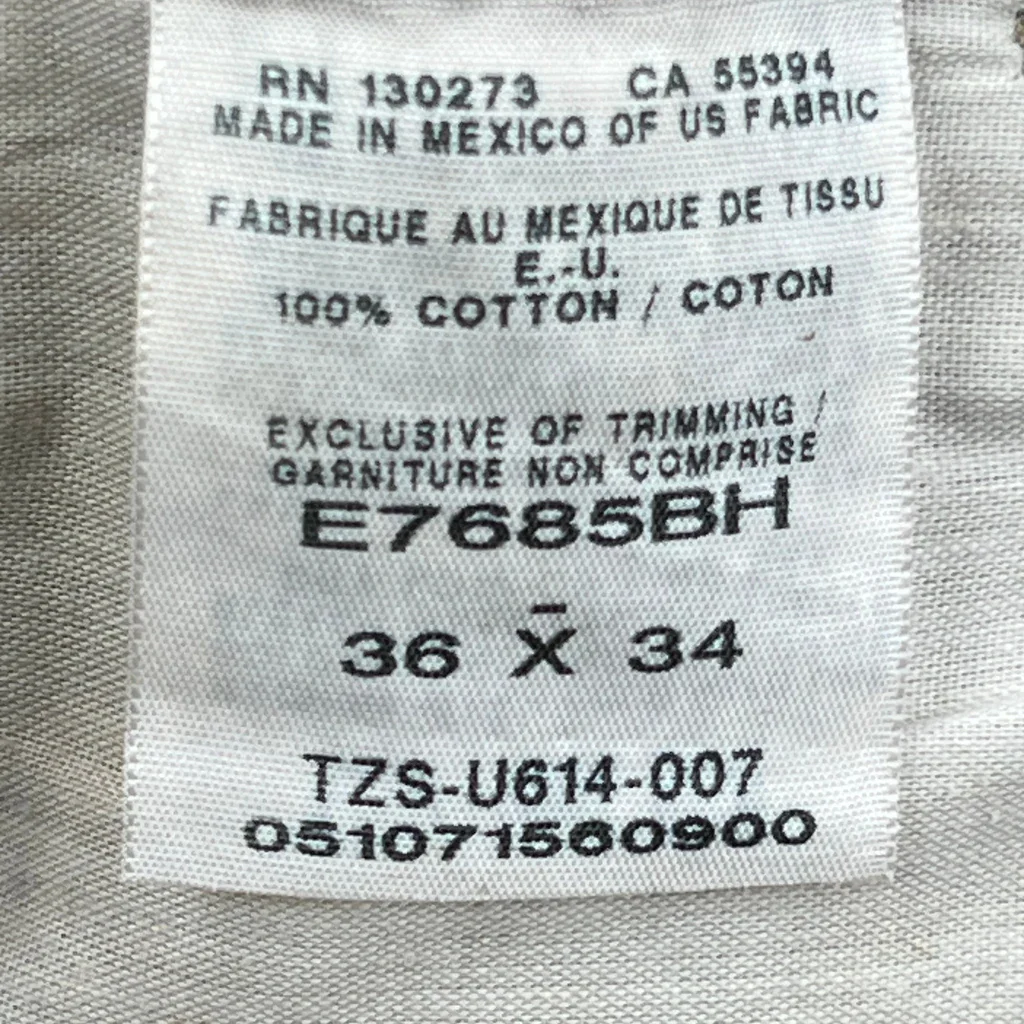 Dickies Double Knee Carpenter Pants - 36W 34L Gray Cotton - Image 6