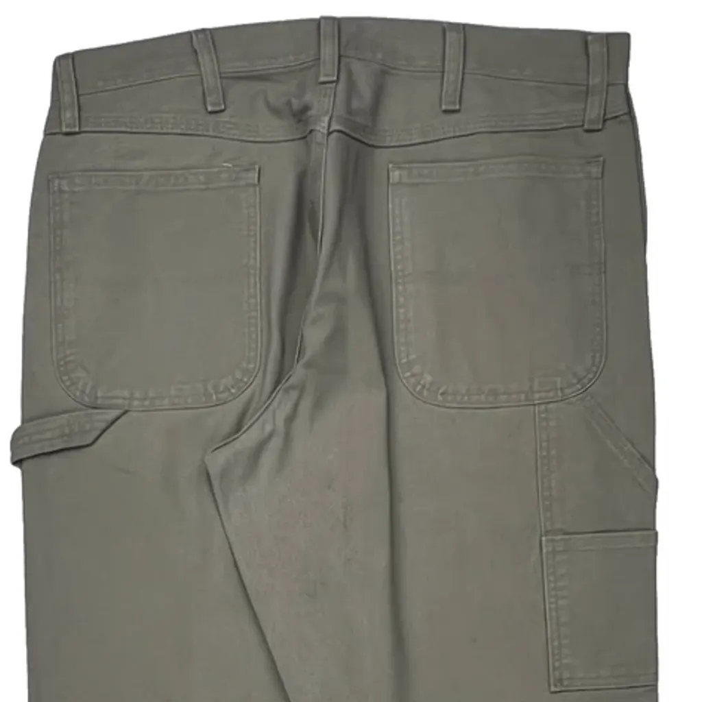 Dickies Double Knee Carpenter Pants - 36W 34L Gray Cotton - Image 7