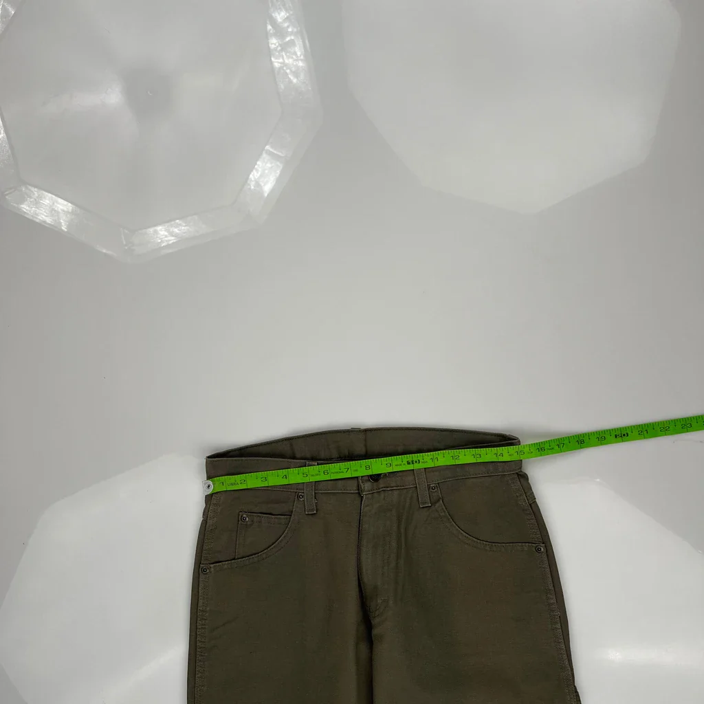 Dickies Carpenter Pants - 30W 28L Green Cotton - Image 3
